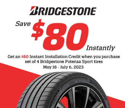Bridgestone Tire Rebate | Lou's Car Care Center, Inc.
